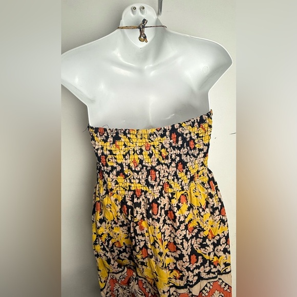 Floral Halter Maxi Dress - Multicolor - Picture 4 of 6